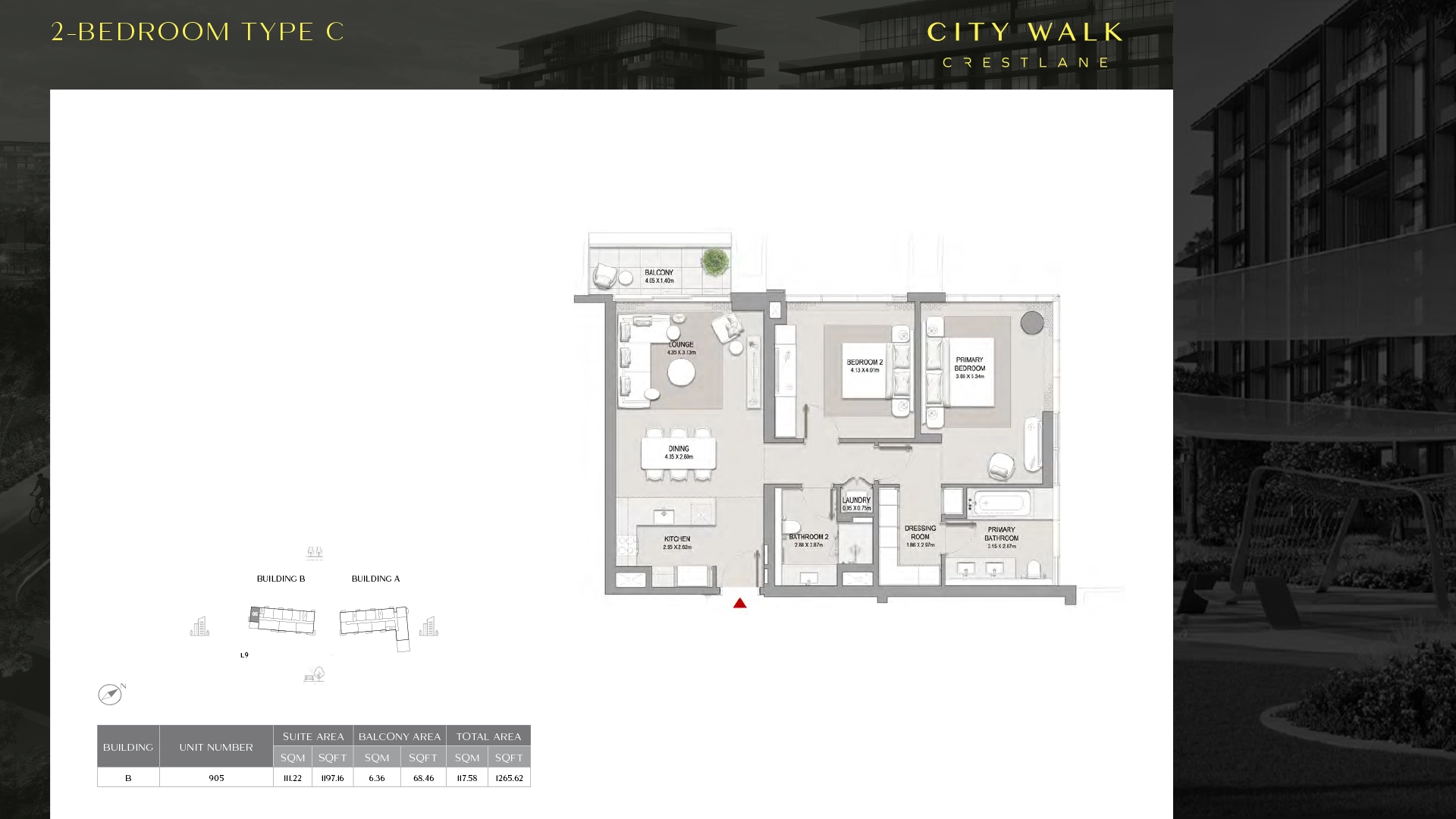 2 BR - Type B